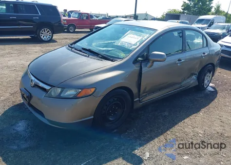 2008 Honda Civic Lx из США, поврежденный, VIN 1HGFA16558L034012